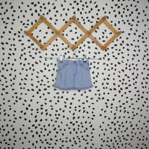 The Children's Place Other - The Children’s Place Denim Ruffle Hem Baby Skort